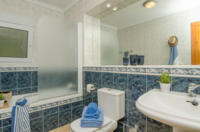 On the lower floor we offer a very spacious bathroom 
 WC 
 washbasin 
 Shower / bath